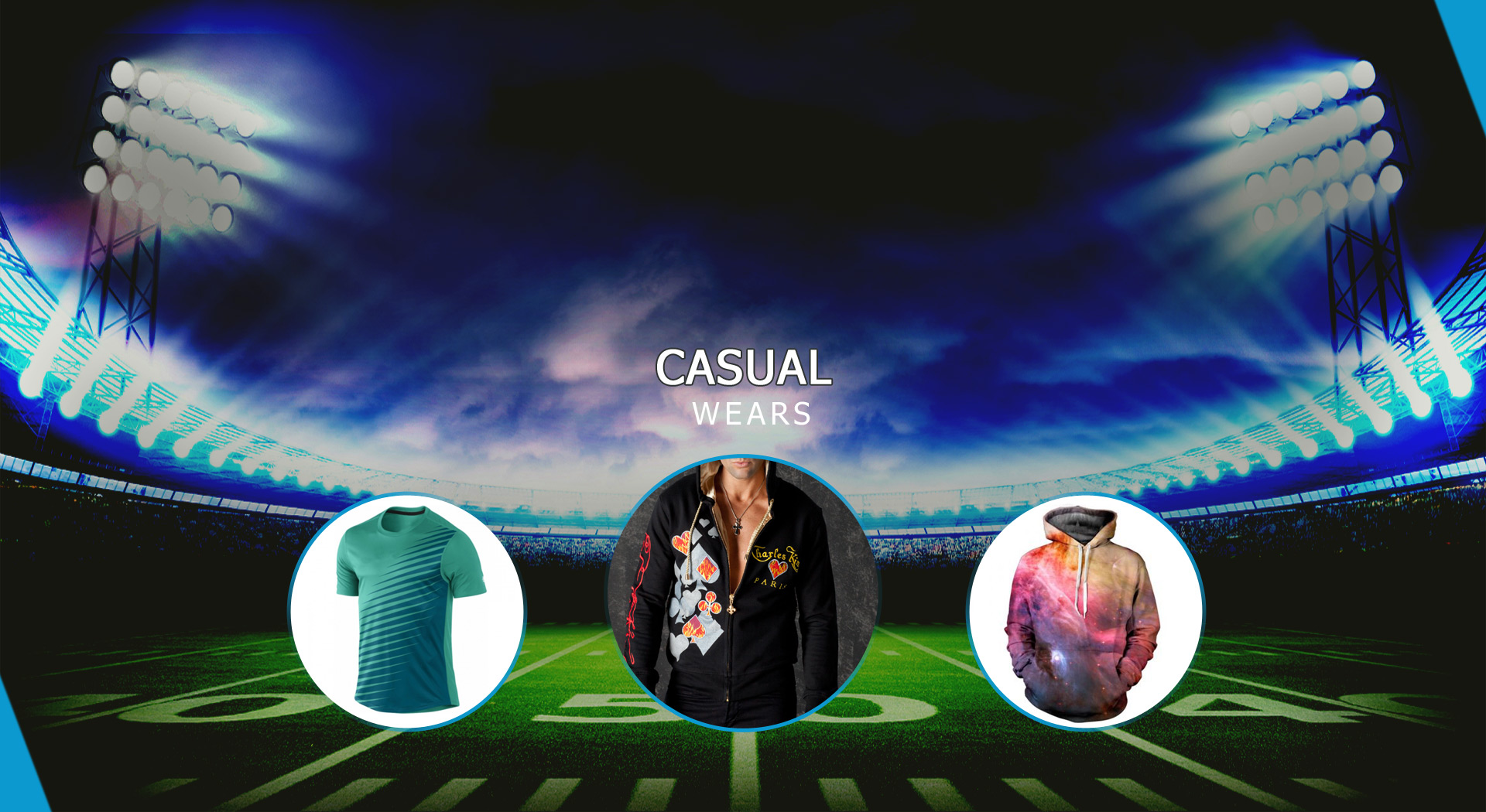 American Football Uniforms Banner